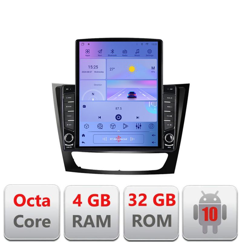 Navigatie Mercedes W211 W219 G-090 ecran tip TESLA 9.7