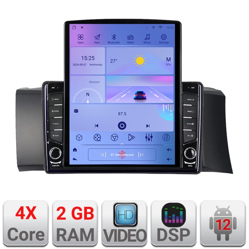 Navigatie Subaru BRZ 2012-2021 Toyota GT 86 2012-2021 Android radio gps internet quad core 2+32 ecran vertical 9.7