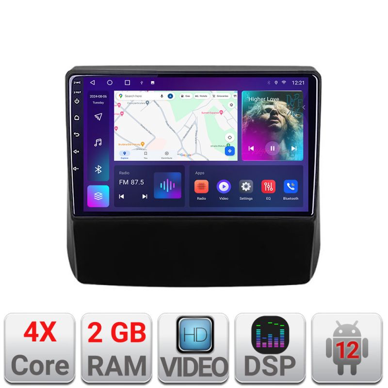 Navigatie Subaru Forester 2017-2020 A-forester20 2+32 GB Android Waze USB Navigatie Internet Youtube Radio