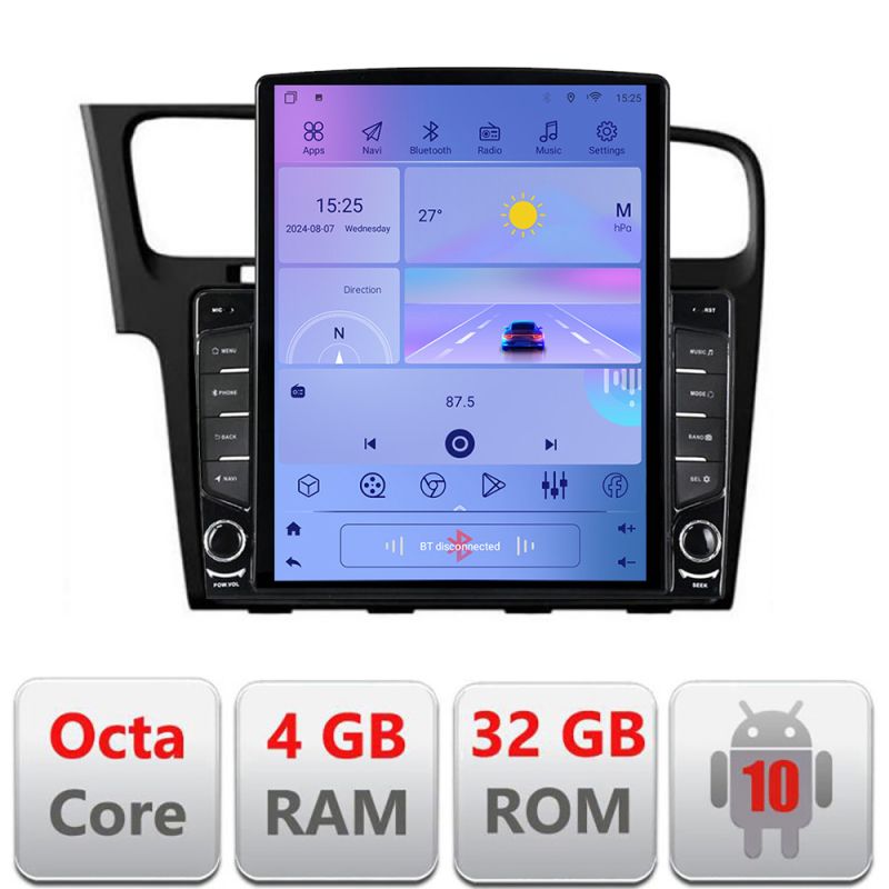 Navigatie VW Golf 7 H-491 ecran tip TESLA 9.7