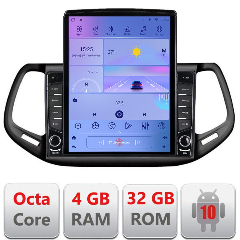 Navigatie JEEP COMPASS 2017 Manual H-732 ecran tip TESLA 9.7
