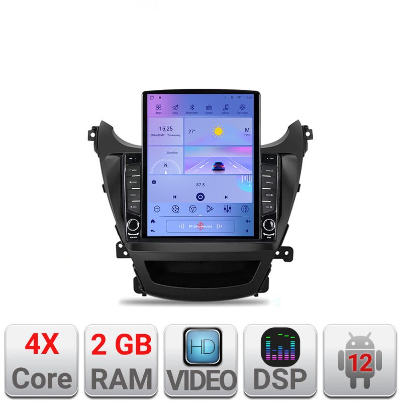 Navigatie HHyundai Elantra 2013-2015 K-359 ecran tip TESLA 9.7