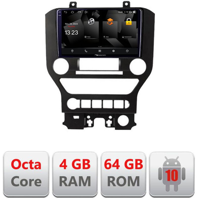 Navigatie Ford Mustang 2015-2020 5510-MUSTANG-NAVI Android Octa Core 720p 4+64 DSP 360 camera carplay android auto