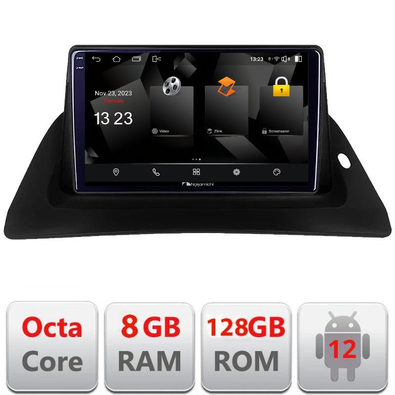 Navigatie Renault Kangoo Android Octa Core Qualcomm 2K Qled 8+128 DTS DSP 360 4G Optical