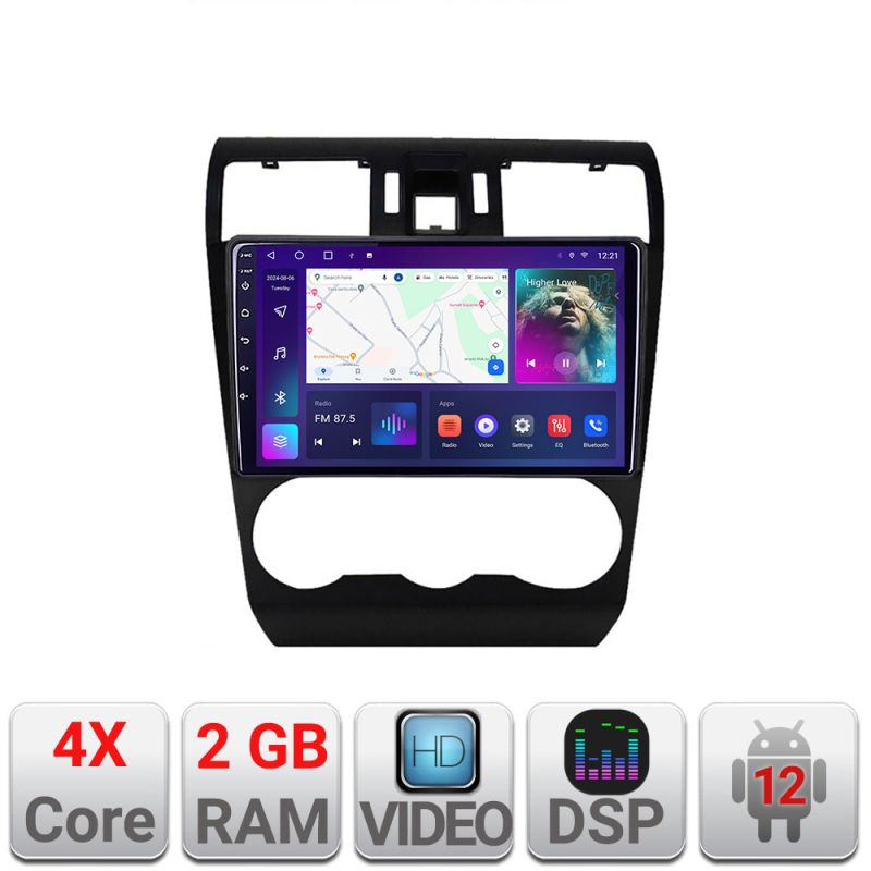 Navigatie Subaru Subaru Forester Impreza XV 2013 2013 A-062 2+32 GB Android Waze USB Navigatie Internet Youtube Radio