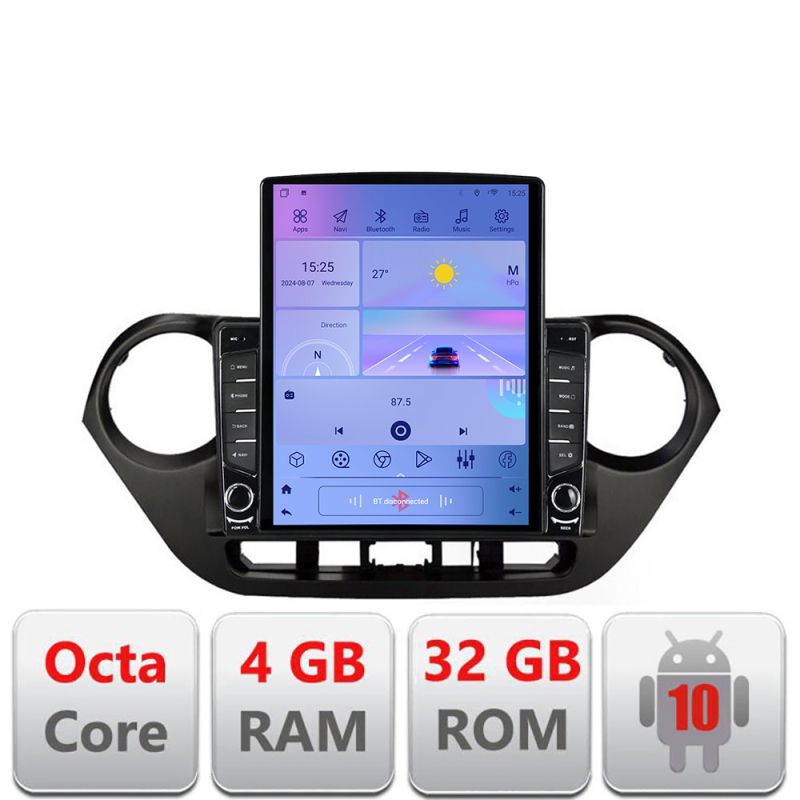 Navigatie HHyundai I10 2013-2019 G-HY38 ecran tip TESLA 9.7