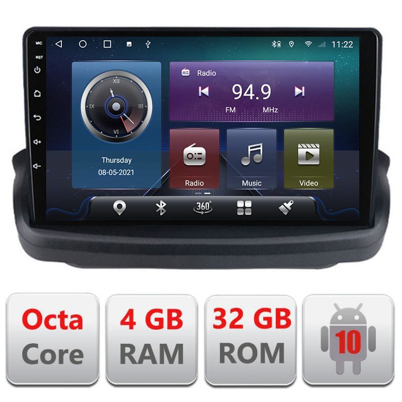 Navigatie HHyundai Genesis 4+32 GB Octa core Android radio gps internet Kit-GENESYS+EDT-E409