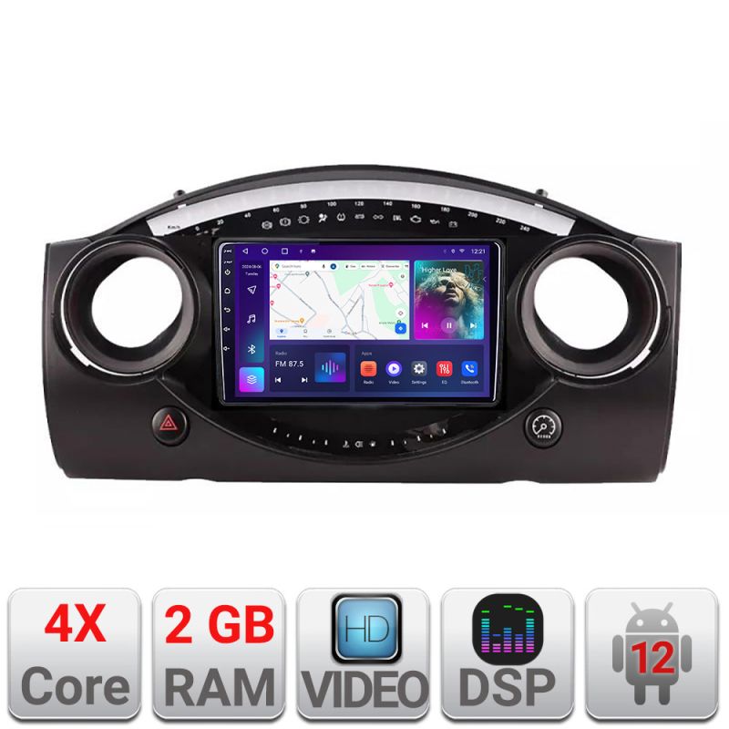 Navigatie Mini intre anii 2004-2006 Android radio gps internet 2+32 Kit-mini-03+EDT-E209