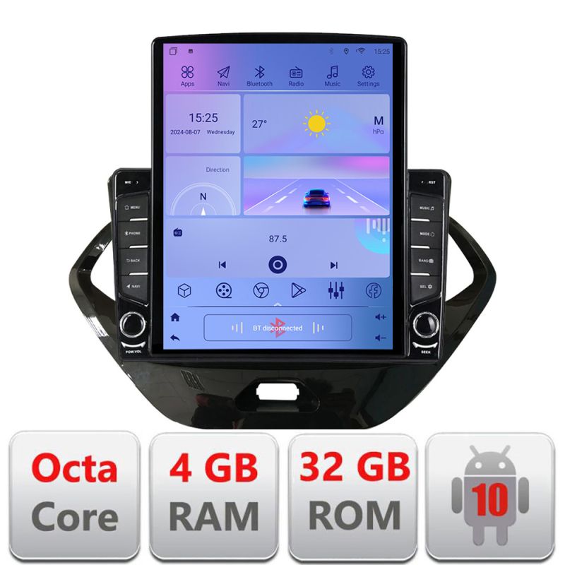 Navigatie Ford KA 2015-2020 Android radio gps internet Lenovo Octa Core 4+64 LTE KIT-ka+EDT-E709