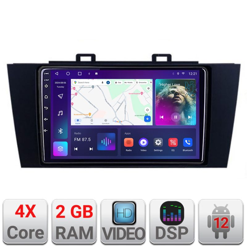 Navigatie Subaru Outback 2014-2019 A-OUTBACK5 2+32 GB Android Waze USB Navigatie Internet Youtube Radio