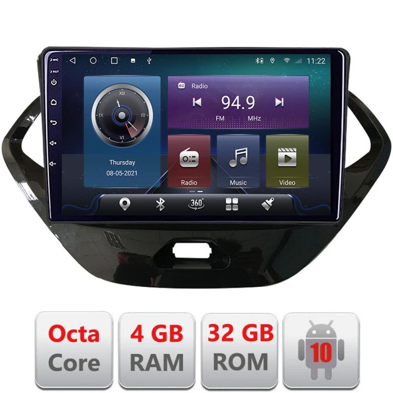 Navigatie Ford KA 2015-2020 Android radio gps internet Octa core 4+32 KIT-ka+EDT-E409