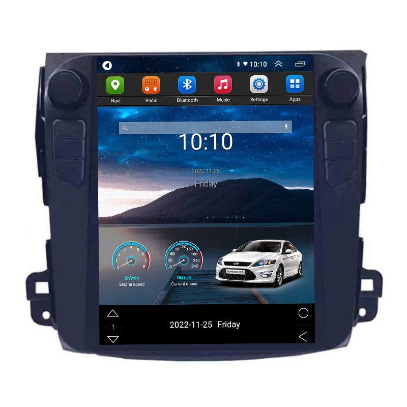Navigatie tip Tesla Mitsubishi Outlander 2007-2011 radio gps internet 8Core 4G carplay android auto 2+32 kit-tesla-056