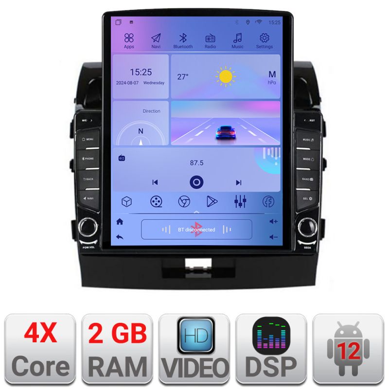 Navigatie TOYOTA Land Cruiser L200 K-381 ecran tip TESLA 9.7