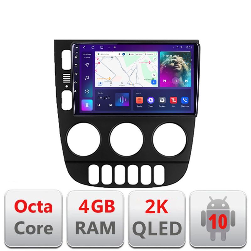 Navigatie Mercedes ML W163 1998-2005 Android ecran Qled 2K Octa core 4+32 Kit-i20-2012+EDT-E409-2K
