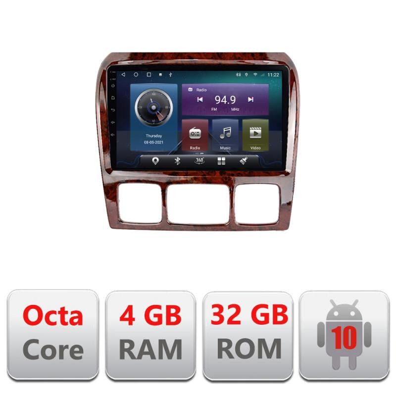 Navigatie Mercedes Clasa S 1998-2005 C-220 Octa Core cu Android Radio Bluetooth Internet GPS WIFI 4+32GB