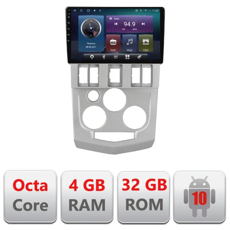 Navigatie Dacia Logan 1 2003-2010 C-logan Octa Core cu Android Radio Bluetooth Internet GPS WIFI 4+32GB
