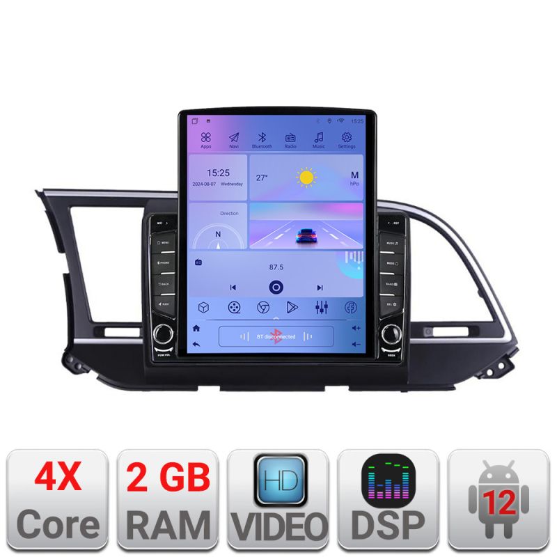 Navigatie HHyundai Elantra 2015-2018 K-581 ecran tip TESLA 9.7