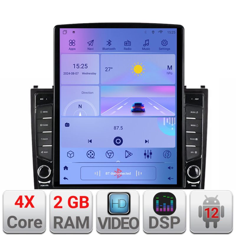 Navigatie Hummer H2 2008-2009 ecran tip TESLA 9.7
