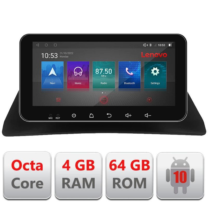 Navigatie Renault Kangoo Android radio gps internet 4+64 ecran 10.33"
