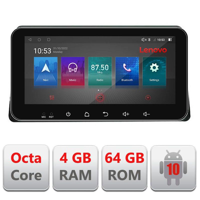 Navigatie Ford Focus 4 I-focus4 4+64 ecran 10.33" Android Waze USB Navigatie Internet Youtube Radio