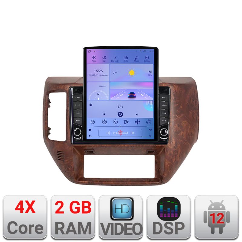 Navigatie Nissan Patrol 2005-2011 Android radio gps internet quad core 2+32GB ecran vertical 9.7