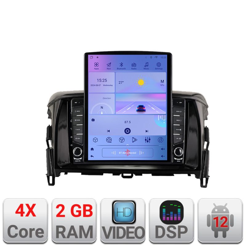 Navigatie Mitsubishi Eclipse Cross 2017- Android radio gps internet quad core 2+32 ecran vertical 9.7