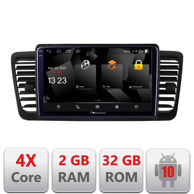 Navigatie Subaru Outback Legacy 5230-SU02 Android Ecran 720P Quad Core 2+32 carplay android auto