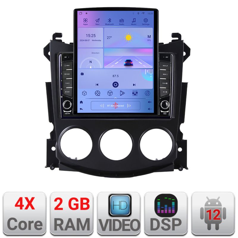 Navigatie Nissan 370Z 2008-2012 Android radio gps internet quad core 2+32 ecran vertical 9.7