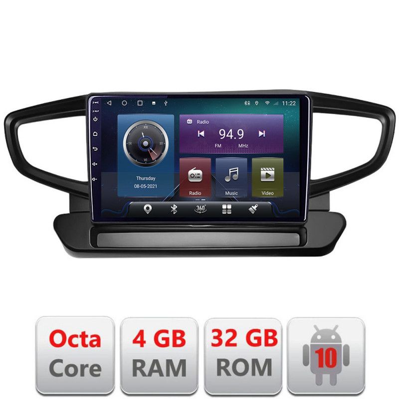 Navigatie HHyundai Ioniq 2016-2020 Android radio gps internet Octa core 4+32 KIT-ioniq+EDT-E409