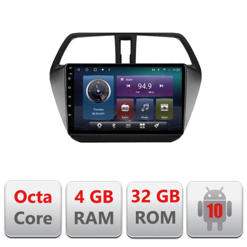 Navigatie Suzuki S-Cross C-337 Octa Core cu Android Radio Bluetooth Internet GPS WIFI 4+32GB