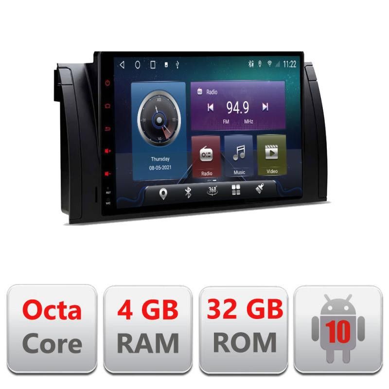 Navigatie BMW E39 si E53 C-082 Octa Core cu Android Radio Bluetooth Internet GPS WIFI 4+32GB