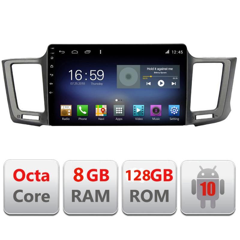 Navigatie TOYOTA RAV 4 2013-2018 F-247 Octa Core cu Android Radio Bluetooth Internet GPS WIFI DSP 8+128GB 4G