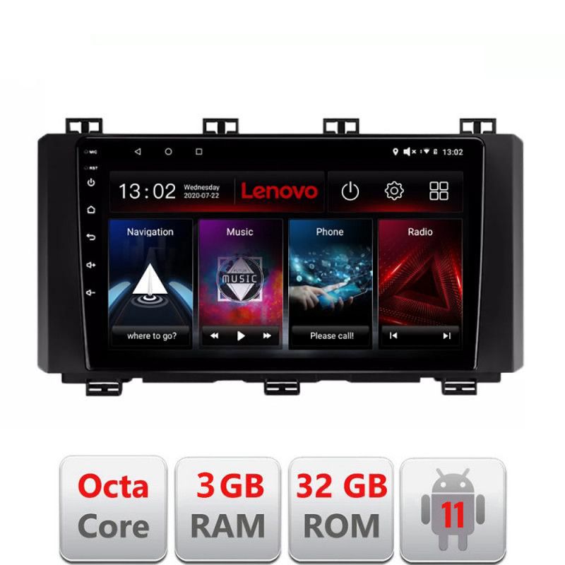 Navigatie Seat Ateca Octa Core cu Android Radio Bluetooth Internet GPS WIFI DSP 3+32 GB 4G KIT-ateca+EDT-E509-L LENOVO LITE