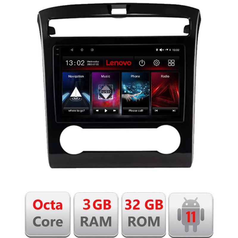 Navigatie HHyundai Tucson 2021- Octa Core cu Android Radio Bluetooth Internet GPS WIFI DSP 3+32 GB 4G kit-tucso LENOVO LITE