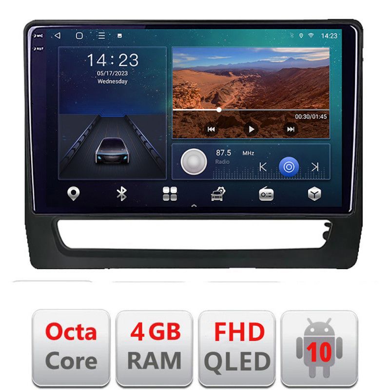 Navigatie mitsubishi asx 2020 b-asx2020 android ecran qled octa core 4+64 carplay android auto kit-asx2020+edt-e310v3