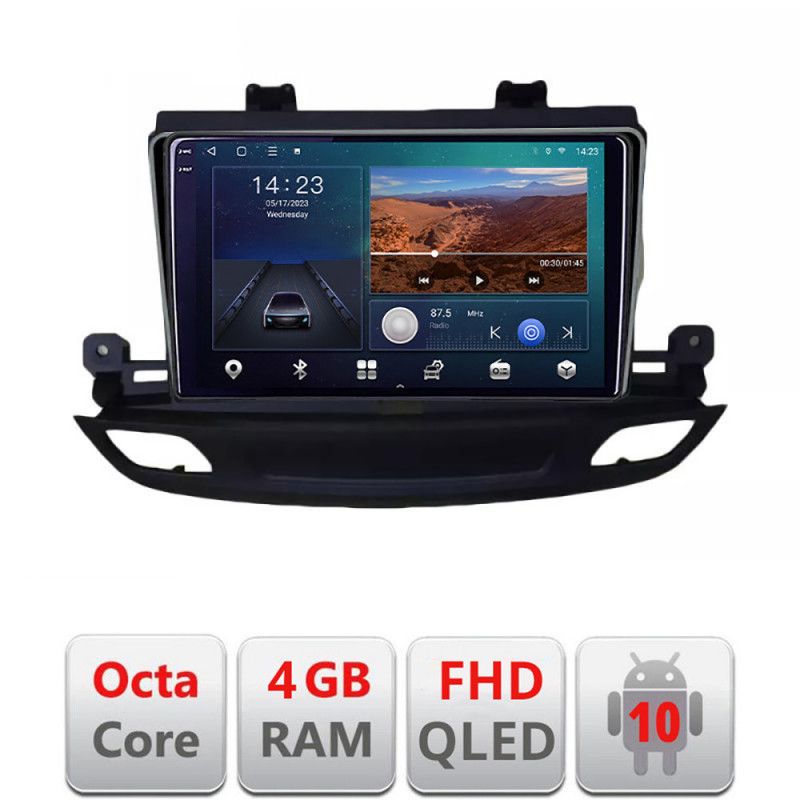 Navigatie opel insignia 2018- b-insignia19 android ecran qled octa core 4+64 carplay android auto kit-insignia19+edt-e310v3