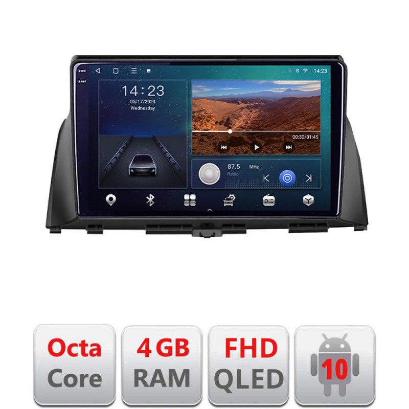 Navigatie kia optima 2016- b-345 android ecran qled octa core 4+64 carplay android auto kit-345+edt-e310v3