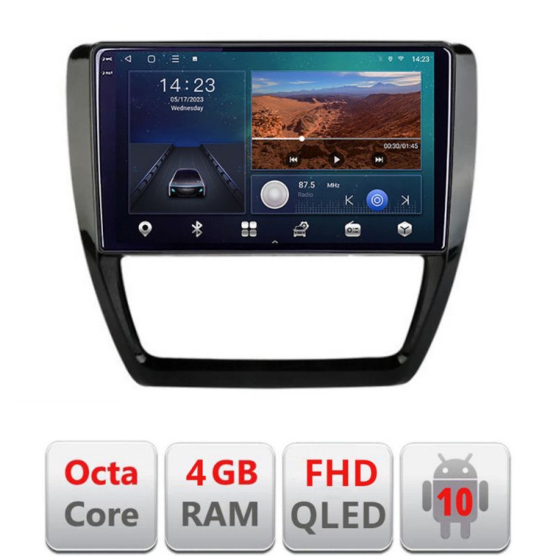 Navigatie vw jetta 2011-2018 b-jettb-15 android ecran qled octa core 4+64 carplay android auto kit-jetta-15+edt-e310v3