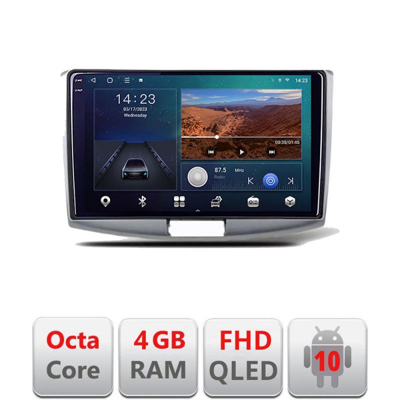 Navigatie vw passat 2009-2014 b-267 android ecran qled octa core 4+64 carplay android auto kit-267+edt-e310v3