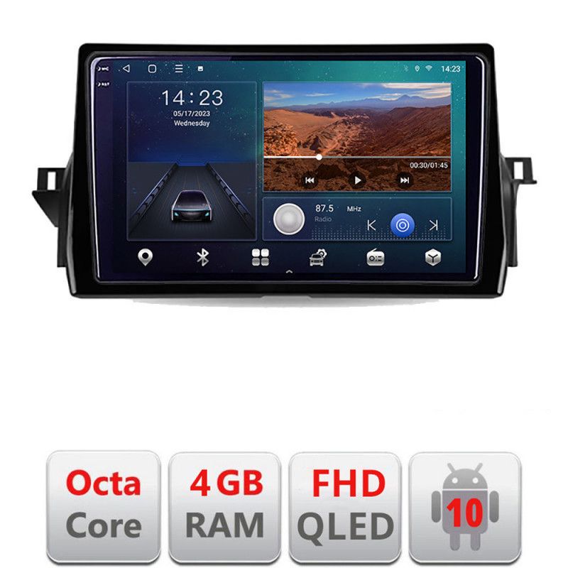 Navigatie toyota camry 2021- b-camry2021 android ecran qled octa core 4+64 carplay android auto kit-camry2021+edt-e310v3