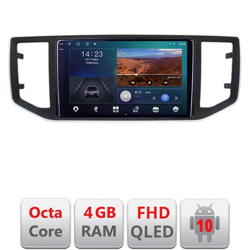 Navigatie vw crafter 2018- b-crafter android ecran qled octa core 4+64 carplay android auto kit-crafter+edt-e310v3