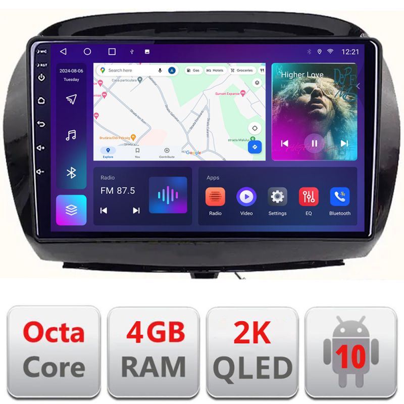 Navigatie dedicata Edonav Honda FR-V 2004-2009 Android ecran Qled 2K Octa core 4+32 KIT-fr-v+EDT-E409-2K