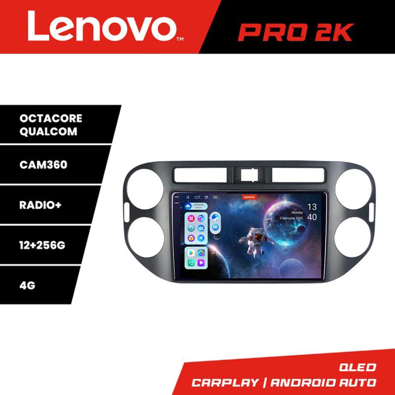 Navigatie VW Tiguan 2009-2015 Android radio gps internet 8 core QLED 2K 12+256 360 Lenovo