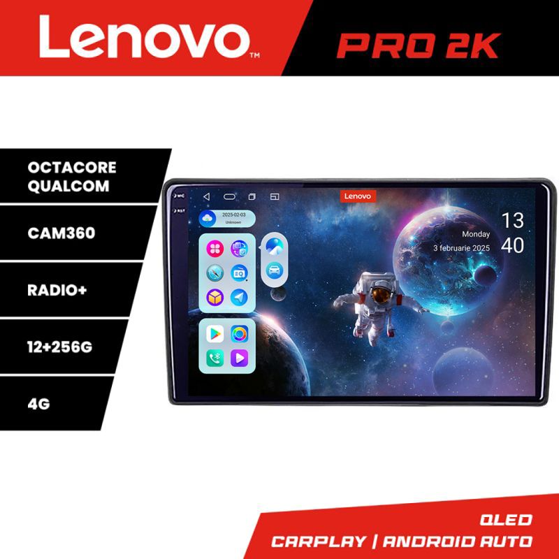 Navigatie Kia Ceed 2010-2012 Android radio gps internet 8 core QLED 2K 12+256 360 Lenovo