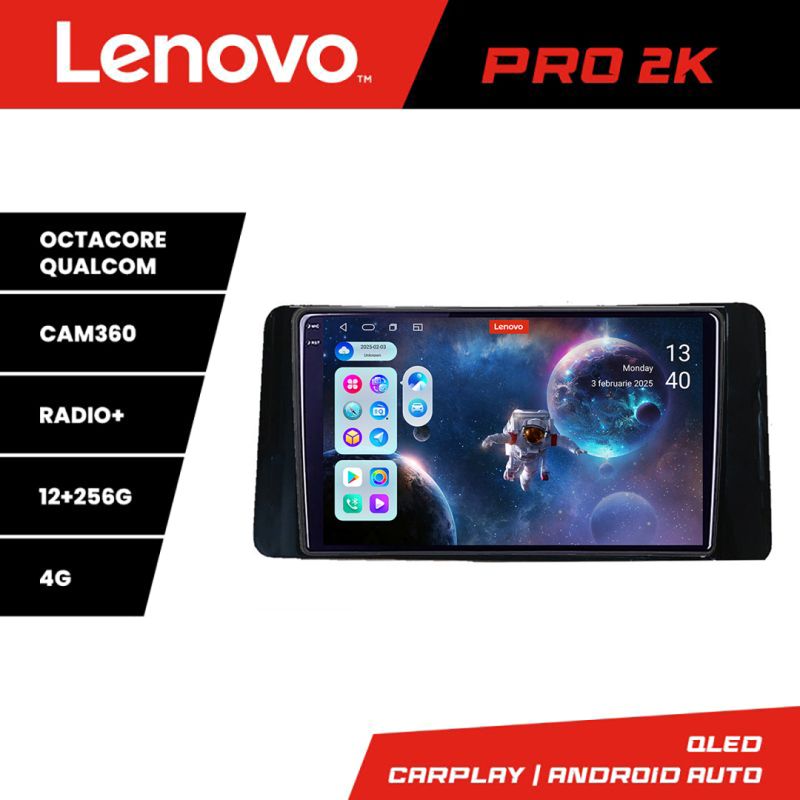 Navigatie Skoda Kamiq 2019- Android radio gps internet 8 core QLED 2K 12+256 360 Lenovo
