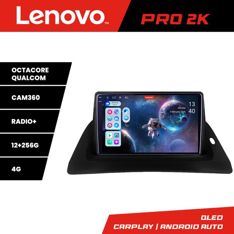 Navigatie Renault Kangoo Android radio gps internet 8 core QLED 2K 12+256 360 Lenovo
