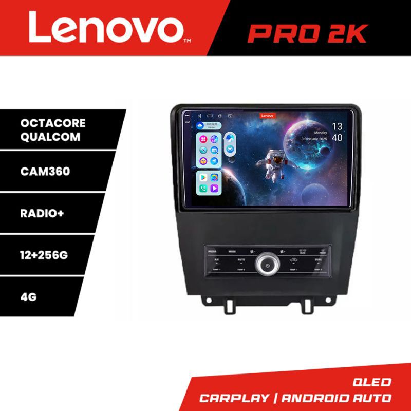 Navigatie Ford Mustang intre anii 2009-2014 Android radio gps internet 8 core QLED 2K 12+256 360 Lenovo
