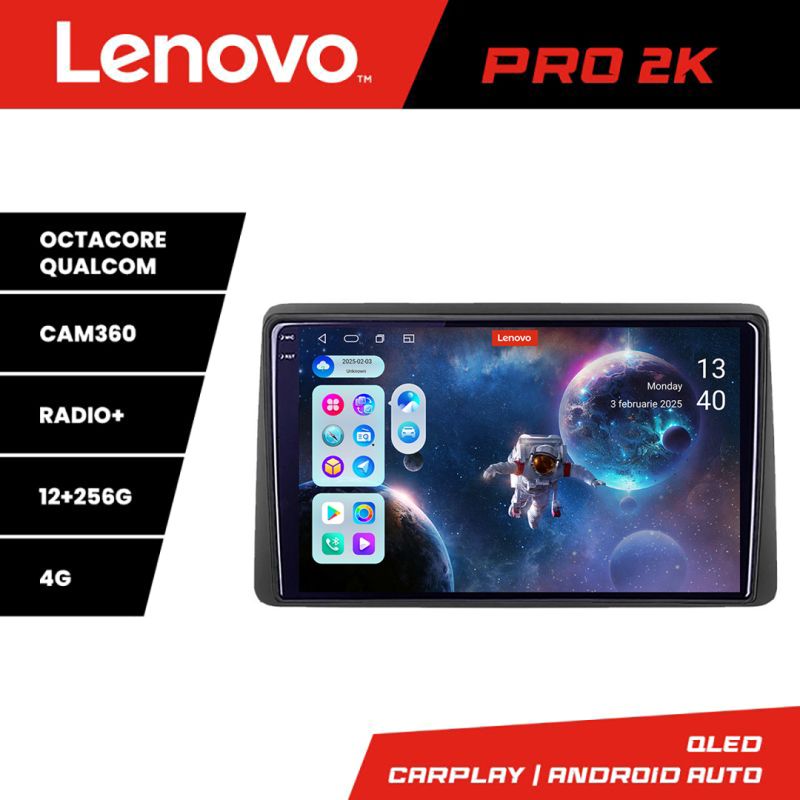 Navigatie DODGE RAM 2019- Android radio gps internet 8 core QLED 2K 12+256 360 Lenovo