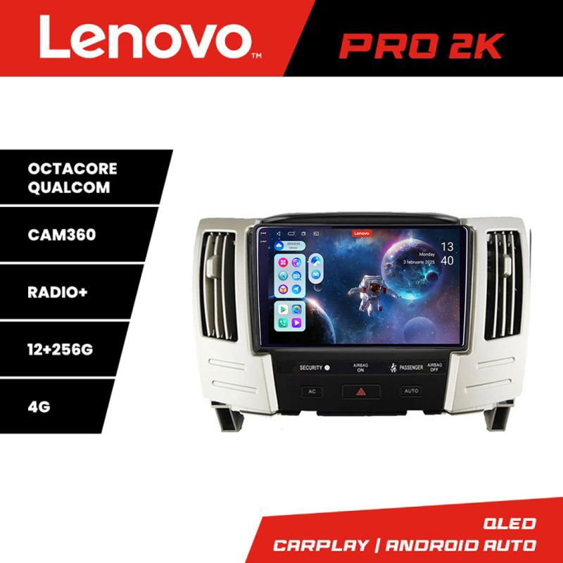Navigatie Lexus RX300 2003-2008 Android radio gps internet 8 core QLED 2K 12+256 360 Lenovo