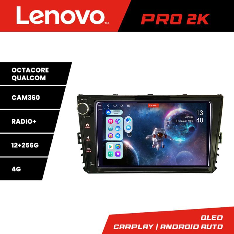 Navigatie VW masini dupa 2018 Android radio gps internet 8 core QLED 2K 12+256 360 Lenovo